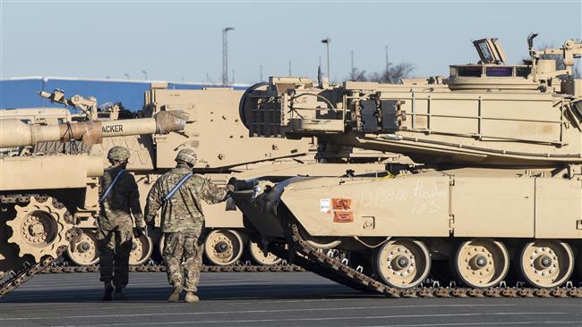 US tanks en route to join Europe’s NATO mission