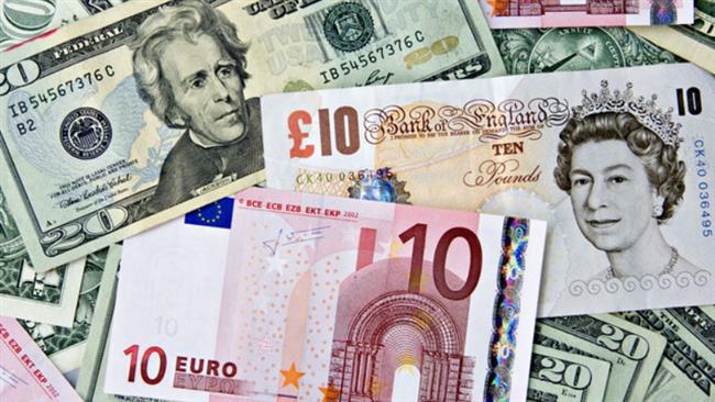 'Pound falls against 56 world currencies' 