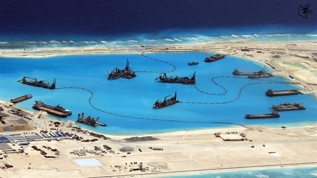US vows to stop China's island building