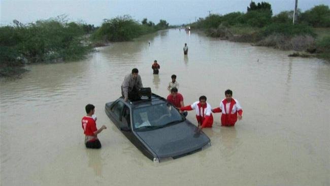 Floods displace over 2k families in southeast Iran