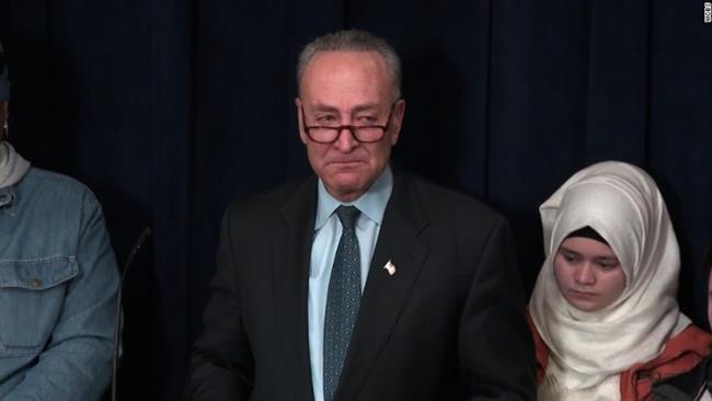 Schumer shed 'fake tears' over Muslim ban