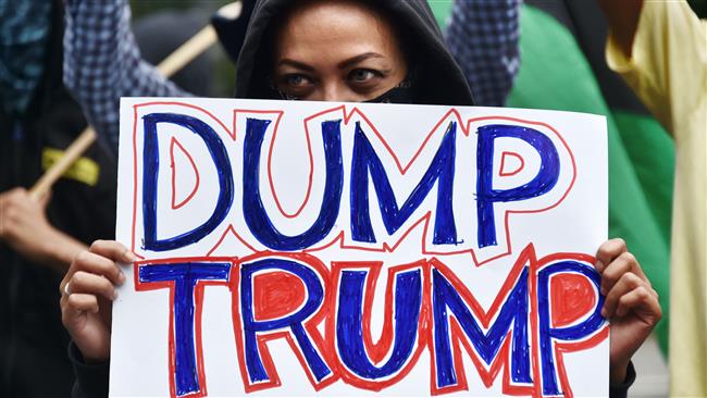 Protests hit Asia to denounce Trump travel ban