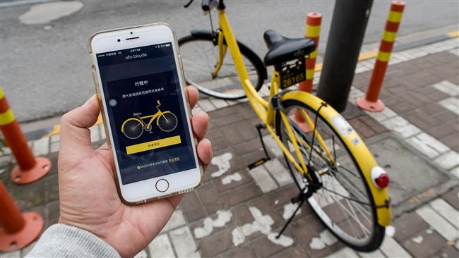 China rides high with bike-sharing apps