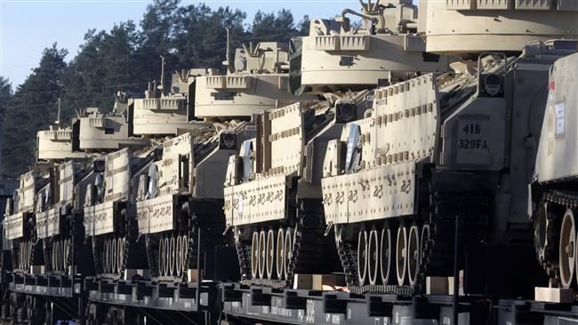 US tanks arrive in Latvia to expand NATO 