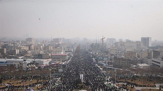Millions of Iranians mark 1979 Islamic Revolution