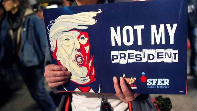 Americans mark ‘Not My President Day’
