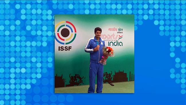 Golkhandan wins world shooting bronze medal