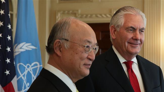  IAEA chief meets Tillerson on Iran nuclear deal 