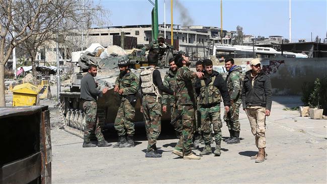 Syrian army advances in Jobar on outskirts of Damascus