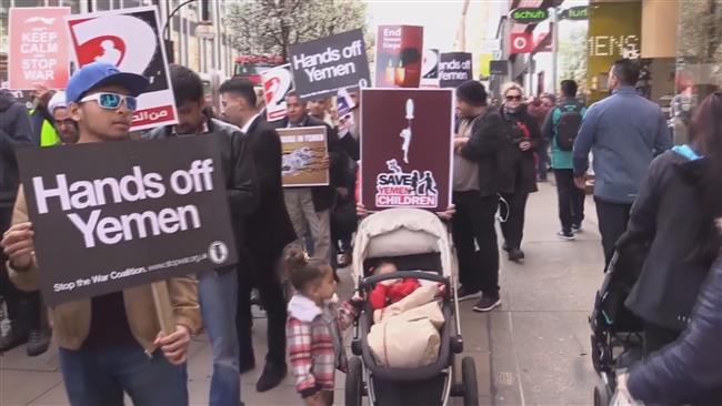 Londoners protest Saudi war on Yemen
