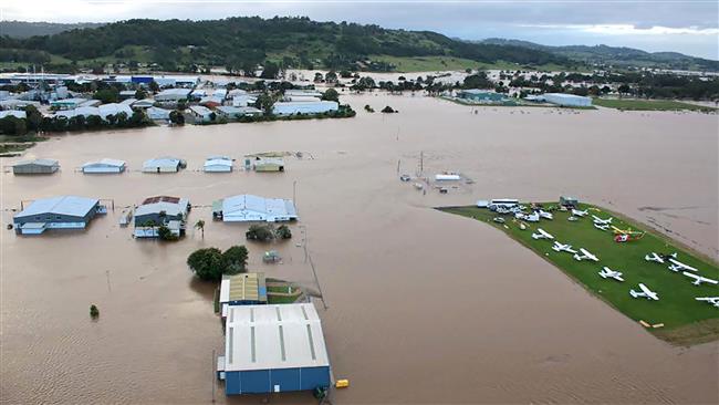 Severe flooding hits Australian states amid cyclone