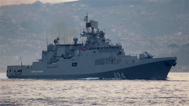 ‘Russia sends warship to Syria after US strike’