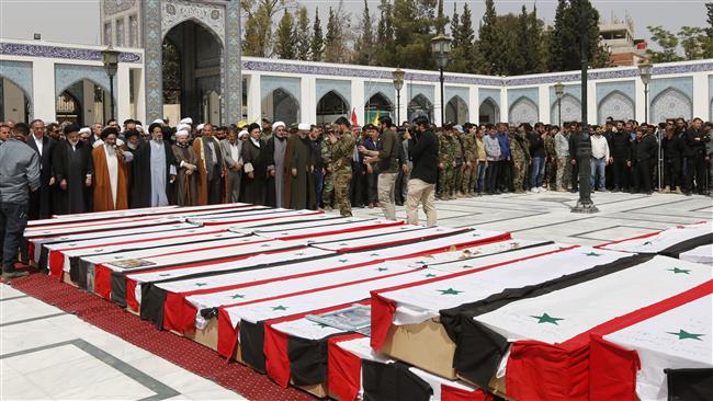 Mass funeral held for victims of Aleppo bombing