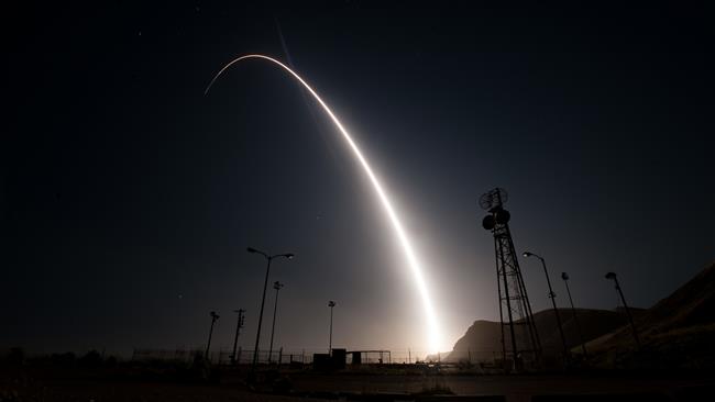 US Air Force test-launches nuclear missile