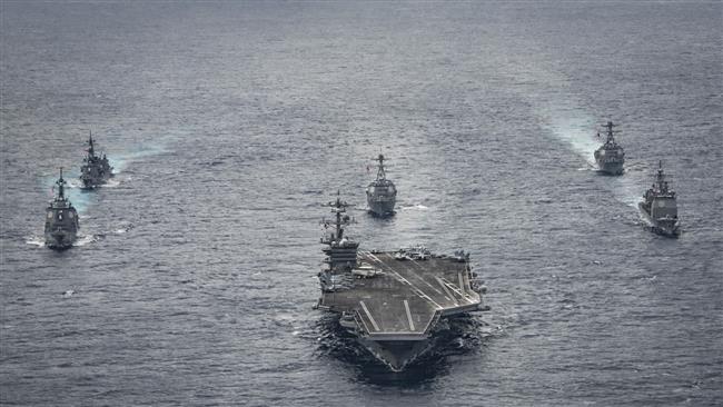US warship starts drill with S Korean navy