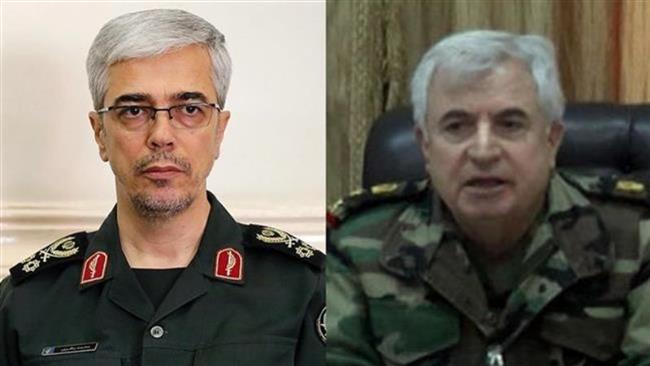 Iran, Syria armed forces vow to boost ties