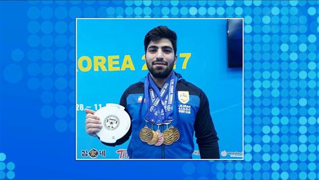 Iranian weightlifter crowned in Asian championships