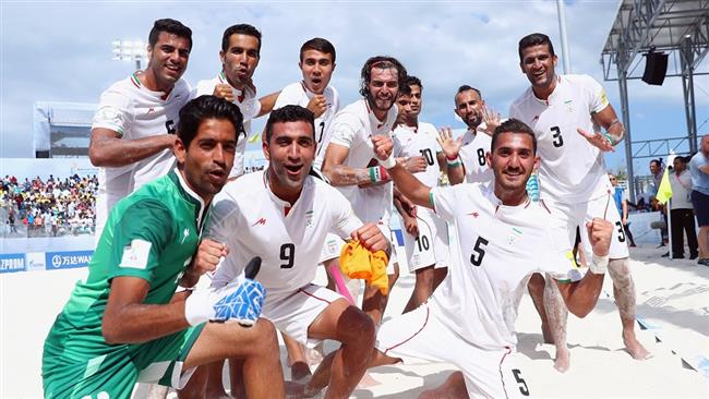 Iran routs Paraguay at Intercontinental Beach Soccer Cup