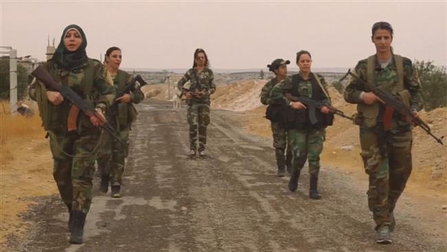 Over 50 Syrian females volunteer to join pro-govt. forces