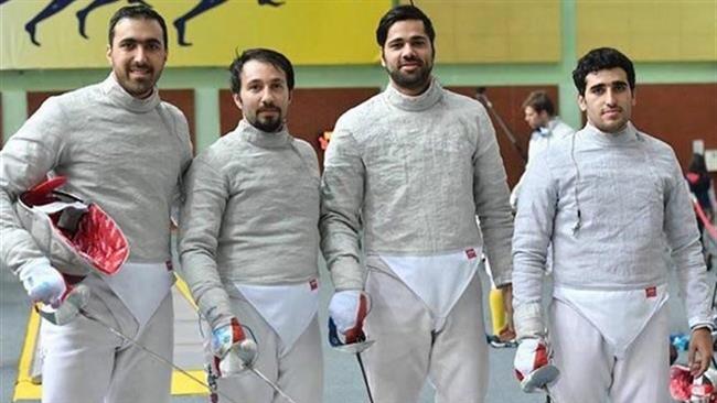 Iran team comes 4th in Sabre Fencing World Cup 2017