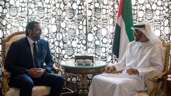 Lebanon's Hariri visits UAE after resigning as PM