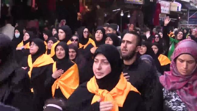Mourners mark Arba'een near Syrian capital 