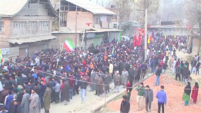 People in Kashmir commemorate Arba'een 
