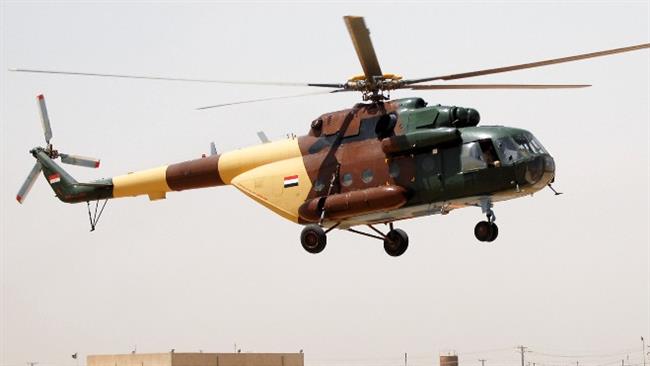 Iraqi army chopper crashes, seven killed