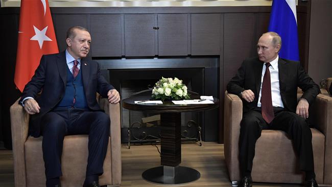 Putin, Erdogan discuss bilateral ties, Syria situation 