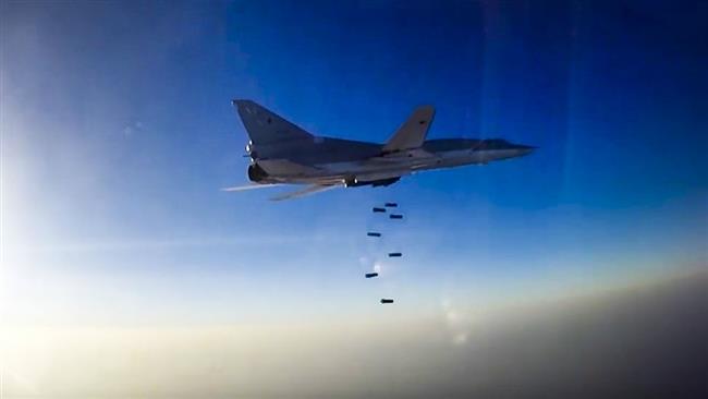 Russia strategic bombers hit Daesh in Syria border town