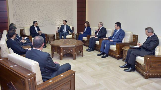 Assad rencontre un diplomate iranien