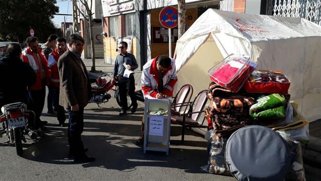 Public join relief efforts for Iran's quake-hit province