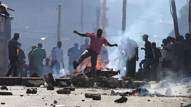 Violence in Kenya as protesters clash with police