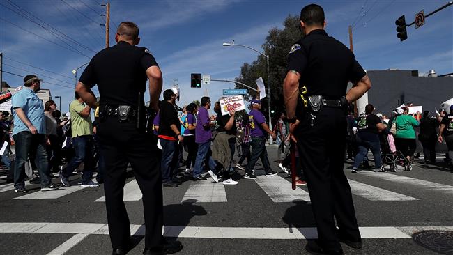US rights group condemns police brutality in California