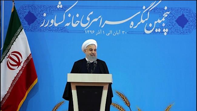 Rouhani praises end of Daesh in Iraq, Syria 