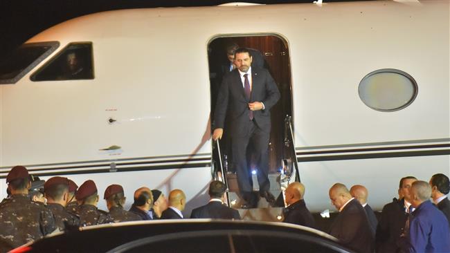  Hariri de retour à Beyrouth