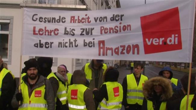 Amazon workers in Germany strike on Black Friday
