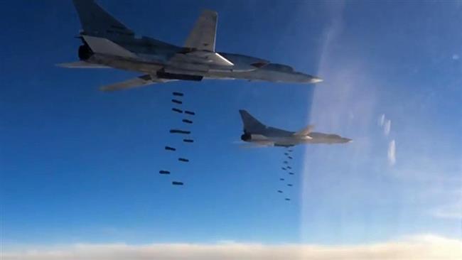 Les Russes bombardent les positions de Daech