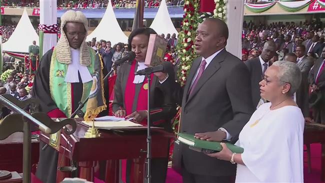 Kenyatta sworn in as president of Kenya
