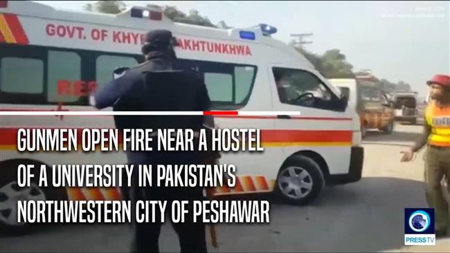 A terrorist attack on a university in northwest Pakistan 