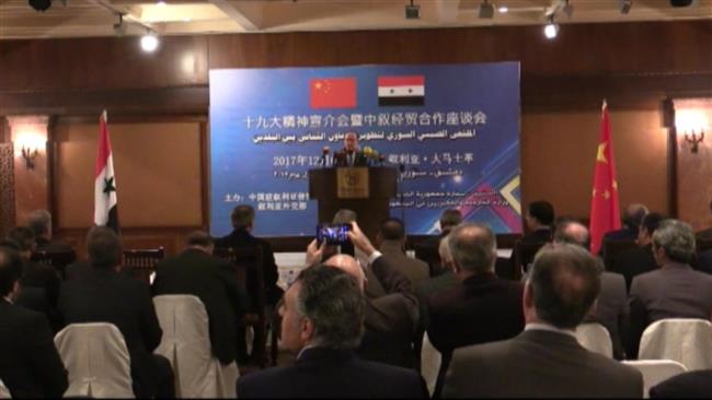 Syria, China en route to boost economic cooperation