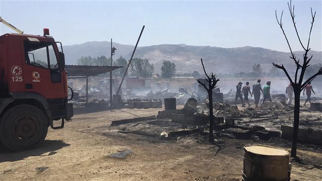 Fire in Lebanon refugee camp kills 7 Syrian children