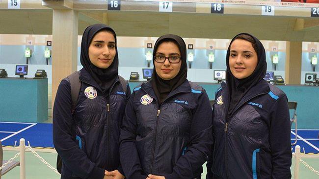 Iranian female shooters win Asian Airgun C’ships gold