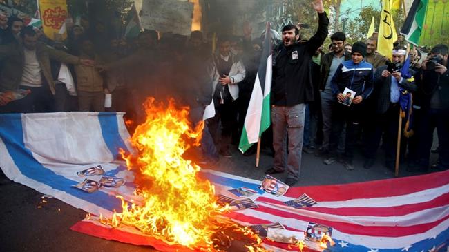 Students in Tehran protest Trump’s Jerusalem move 