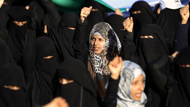 Yemeni women rally to protest US al-Quds decision 