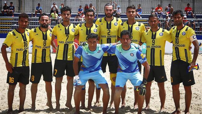 Pars Jonoobi earns 1st win in beach soccer world games