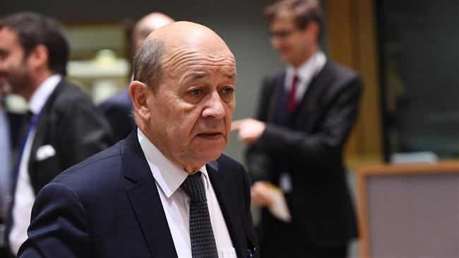 Le Drian en route vers Washington