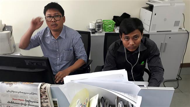 Protest launched in Myanmar over arrest of journos 