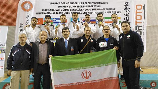 Iran takes crown at International Blind Judo Tournament 