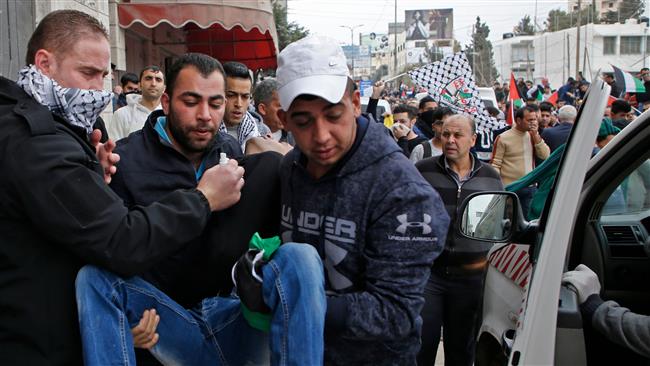 Tens of Palestinians hurt in 'day of rage' clashes in al-Quds